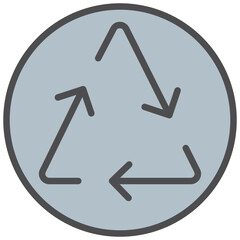 recycle icon line color