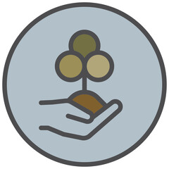 sustainability icon line color