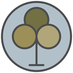 tree icon line color