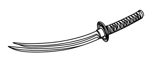 sword on white
