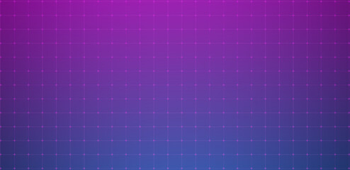 Digital HUD grid futuristic technology overlay purple background. Square grid texture . Vector illustration