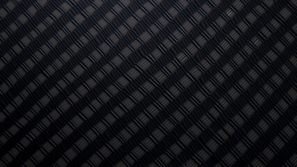 Black carbon fiber texture with diagonal weave pattern