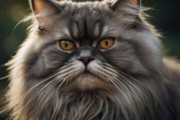 Grey Persian Cat Looking at Camera &ndash; Detailed Feline Close-Up Photography
Long-Haired Persian Cat in Soft Natural Light &ndash; Calm and Regal Pet Portrait