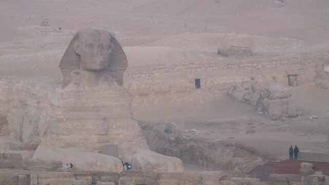 Cairo,Egypt - December 1, 2025: The Great Sphinx of Giza