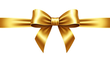 Fototapeta premium gold ribbon bow