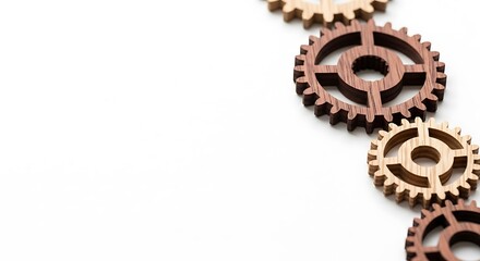 Gear Wheels Teamwork Concept Cogwheel Connection Cooperation System Partnership