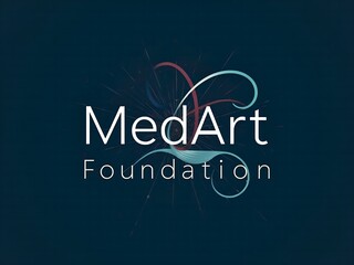 Medart foundation's official logo displayed prominently with sophisticated typography and artistic flair