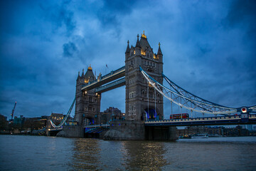 Tower Bridge in the evening