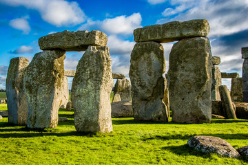 Stonehenge on a sunny day in winter