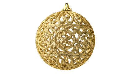 Ultra Detailed Red Christmas Ornament | 4K Product Photo | Isolated White Background | HDR Xmas Decoration Image