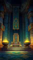 The game asset and game background isolation, video game, slot game asset, mobile game asset, casino element, Illustration