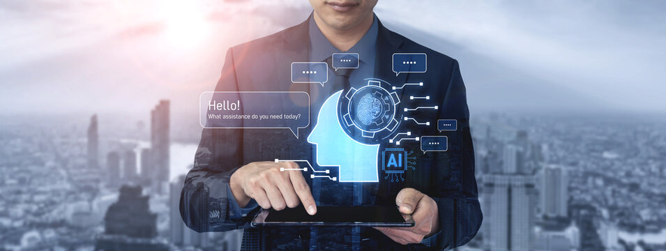 Conversational AI assistant enhances chatbot interaction. AI assistant supports queries, answers instantly, AI assistant improves experience, and AI assistant drives engagement. Vouch