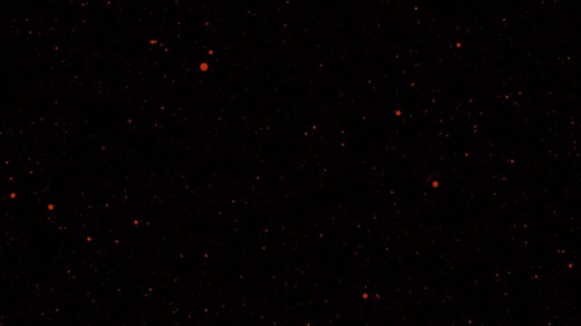 Scattered Red Dots on Dark Red Background particles abstract
