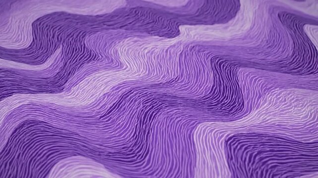 Abstract wavy purple texture with intricate ridged patterns and flowing lines