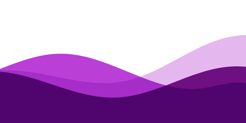 Abstract Wavy Background in Bold Purple and Violet Tones. Suit for banner, web, brochure, pamflet, poster and presentation