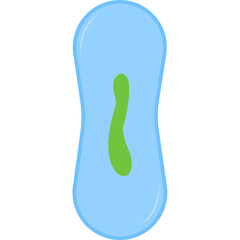 Female reproductive sanitary pad