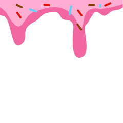 Melting ice cream border