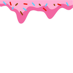 Melting ice cream border