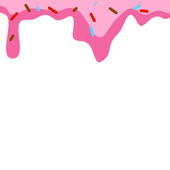 Melting ice cream border