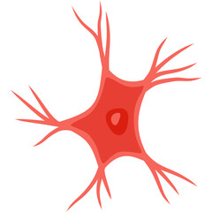 Microglia cell illustration
