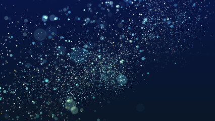 Obraz premium shining sparkle stars animation background blinking star frame luxury animation spark or shine.