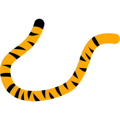 Naklejka premium Tiger Tail