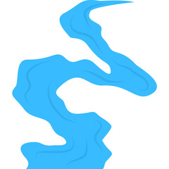 winding mountain river