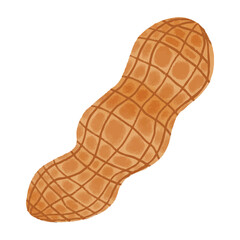 vector illustration of peanuts in crayon style icon sticker symbol etc