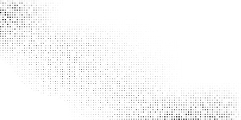 Vector rectangle transparant halftone gradient texture. Vanishing polka dot simple abstract