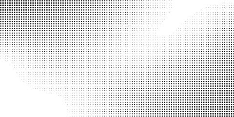Rectangle transparant halftone gradient texture. Vanishing polka dot abstract