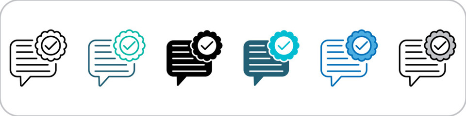 Validation Icon Single Pack Multistyle