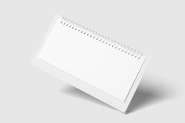 Desk calendar mockup
