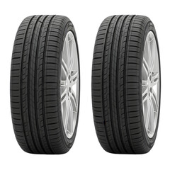 Two car tires isolated studio shot isolated on transparent background