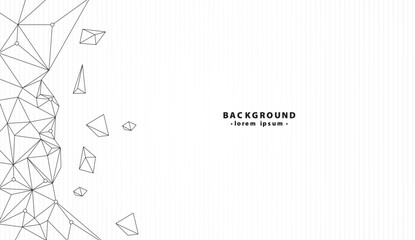 Geometric background with black lines shapes. Ideal for modern packaging, website backgrounds, abstract prints, and graphic design projects.