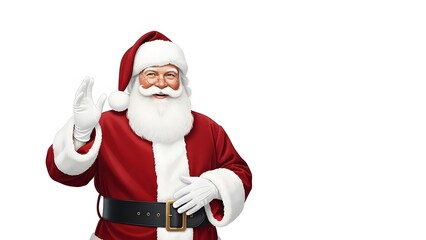 santa claus isolated on white background