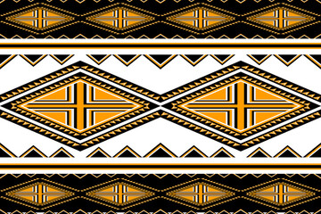 black and white seamless geometric pattern, background.