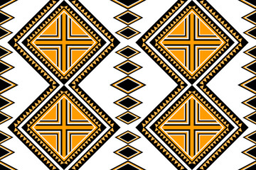 black and white seamless geometric pattern, background.