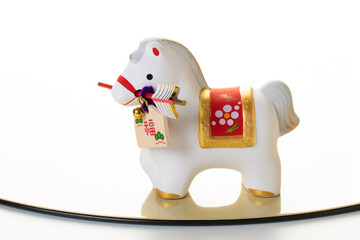 うま年干支の置物