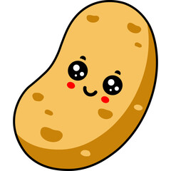 Fototapeta premium Cute Potato Character