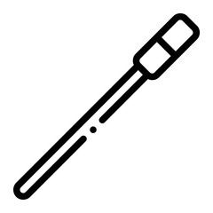 Simple vector icon of coffee stirrers in a bundle.