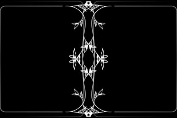 Simple Background Frame, Unique Background, Black and White Color Background, Unique Background Design