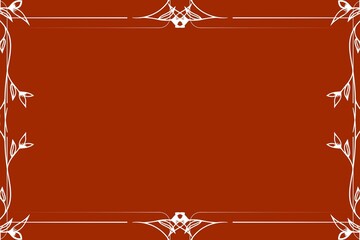 Simple Background Frame, Unique Background, White and Red Color Background, Unique Style Background, Amazing Design