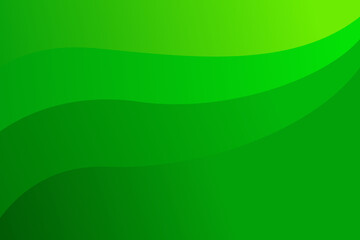 Eco Green Abstract Background with Soft Gradient Leaves