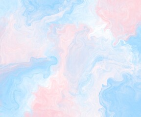Soft Pastel Blue and Pink Marble Background with Gentle Flowing Texture