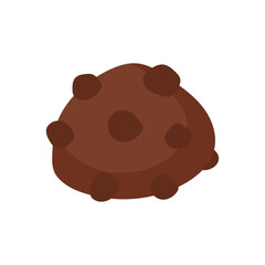 Chocolate Cookie Bite Illustration