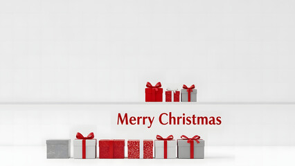 Obraz premium congratulations merry christmas