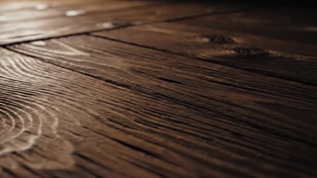 Close-up of a wooden surface showing the natural grain and texture details.