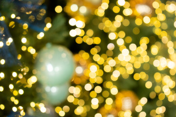 반짝이는 크리스마스 장식 보케