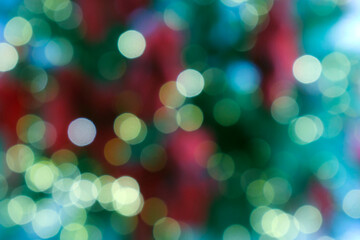 반짝이는 크리스마스 장식 보케