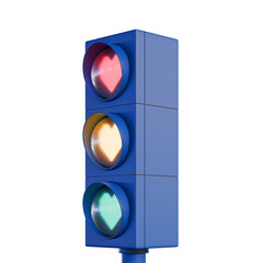 Valentine Traffic Light Side View